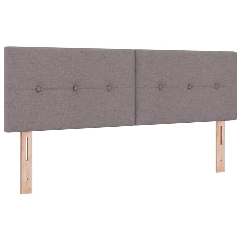 in hoogte verstelbaar hoofdbord Taupe 160 cm Stof is nu te koop bij PeponiXL, paradijselijk wonen!