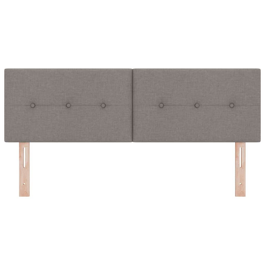 in hoogte verstelbaar hoofdbord Taupe 160 cm Stof is nu te koop bij PeponiXL, paradijselijk wonen!