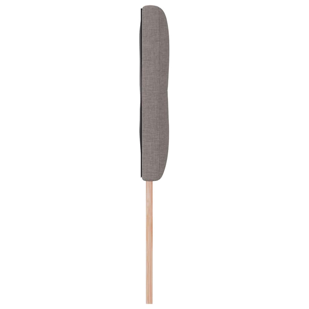 in hoogte verstelbaar hoofdbord Taupe 160 cm Stof is nu te koop bij PeponiXL, paradijselijk wonen!