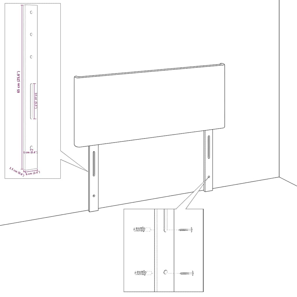 in hoogte verstelbaar hoofdbord Taupe 160 cm Stof is nu te koop bij PeponiXL, paradijselijk wonen!
