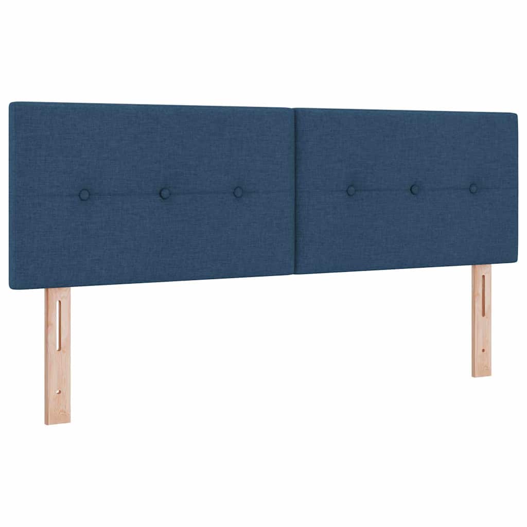 in hoogte verstelbaar hoofdbord Blauw 160 cm Stof is nu te koop bij PeponiXL, paradijselijk wonen!