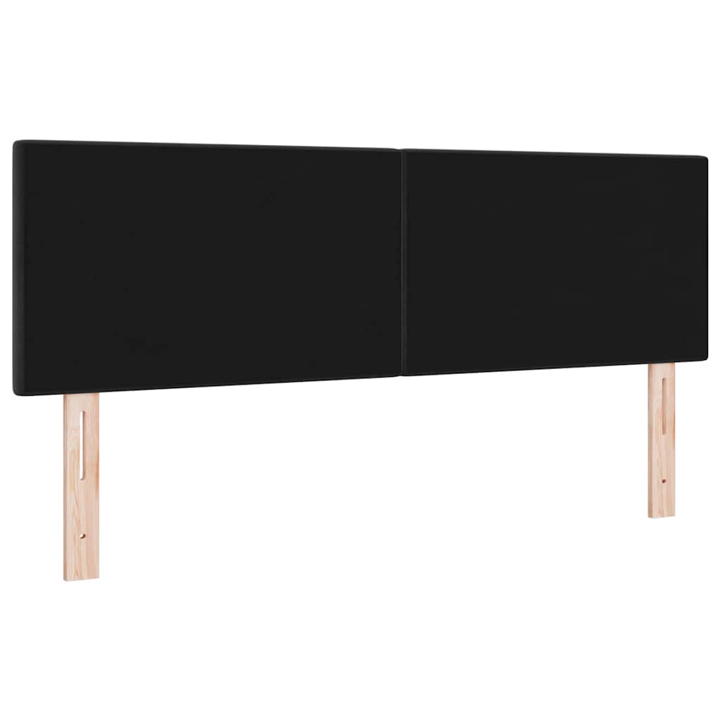 Hoofdbord Zwart 160 cm Fluweel is nu te koop bij PeponiXL, paradijselijk wonen!