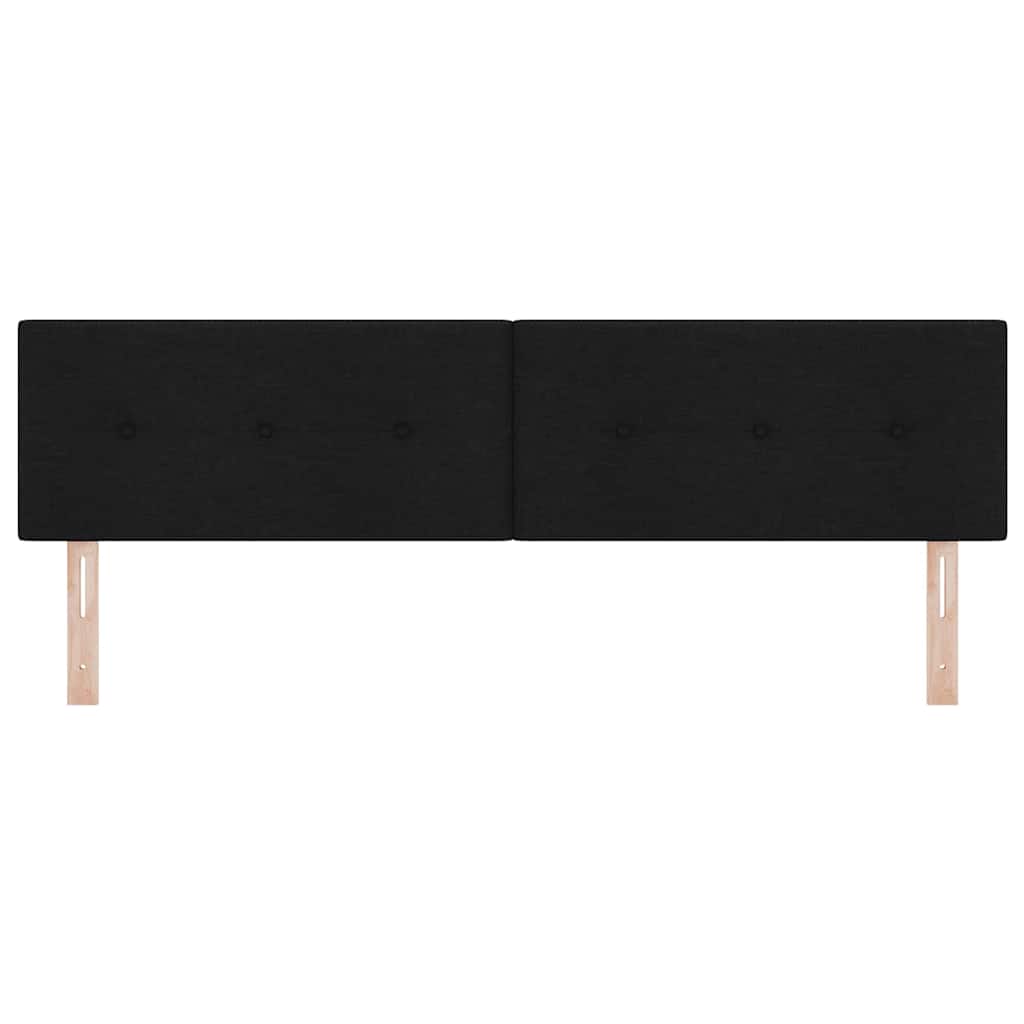 in hoogte verstelbaar hoofdbord Zwart 180 cm Stof is nu te koop bij PeponiXL, paradijselijk wonen!