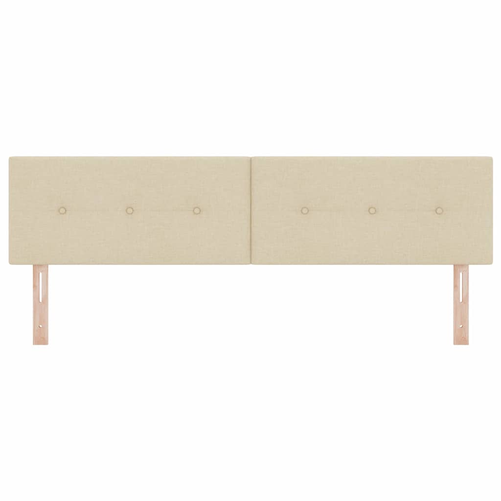in hoogte verstelbaar hoofdbord Crème 180 cm Stof is nu te koop bij PeponiXL, paradijselijk wonen!