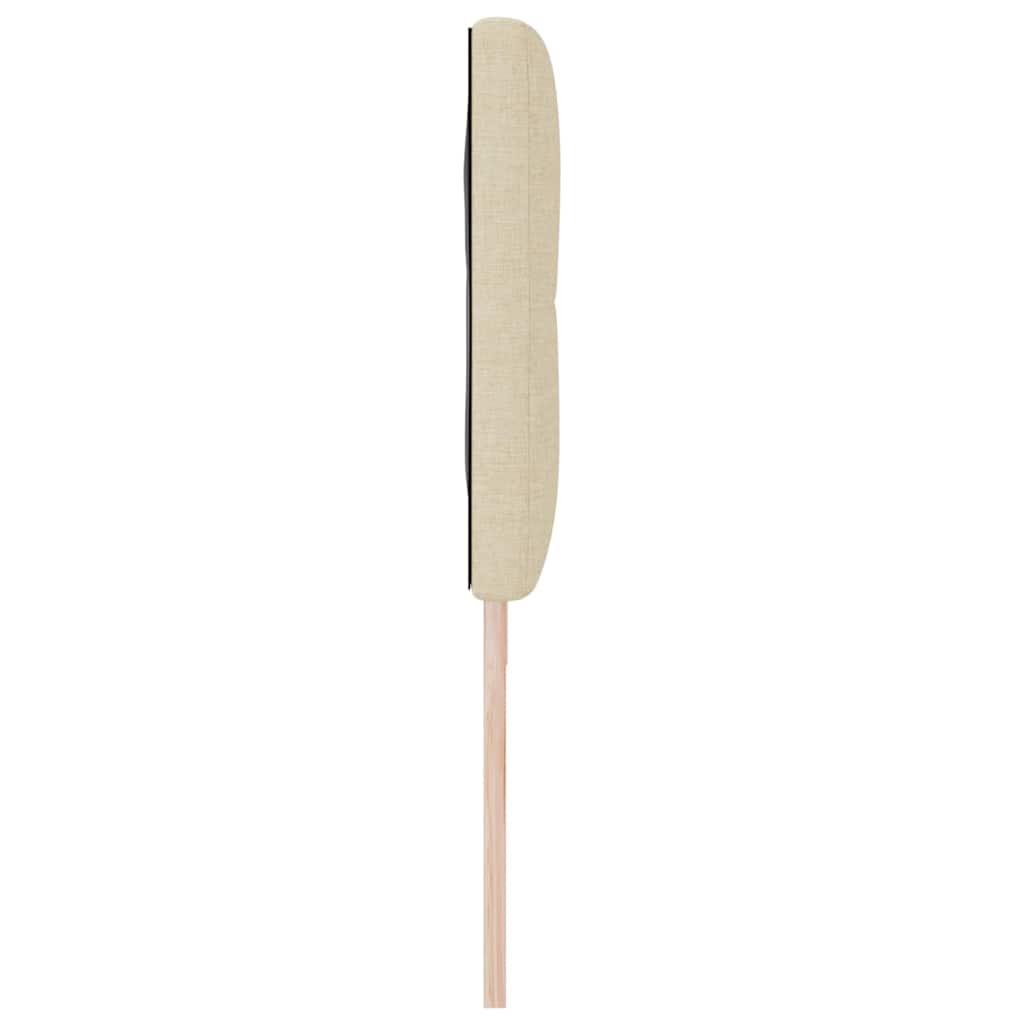 in hoogte verstelbaar hoofdbord Crème 180 cm Stof is nu te koop bij PeponiXL, paradijselijk wonen!