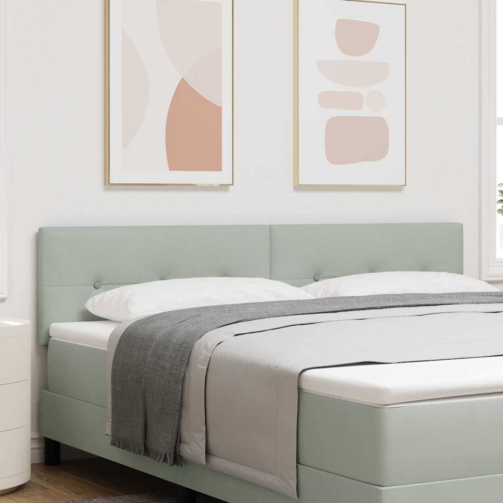 Hoofdbord Lichtgrijs 180 cm Fluweel is nu te koop bij PeponiXL, paradijselijk wonen!