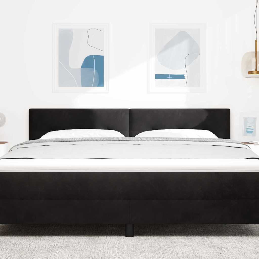 Hoofdbord Zwart 180 cm Fluweel is nu te koop bij PeponiXL, paradijselijk wonen!