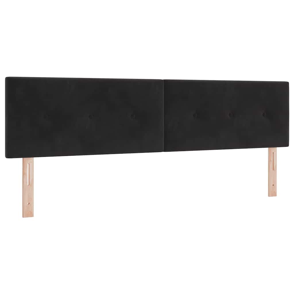 Hoofdbord Zwart 180 cm Fluweel is nu te koop bij PeponiXL, paradijselijk wonen!