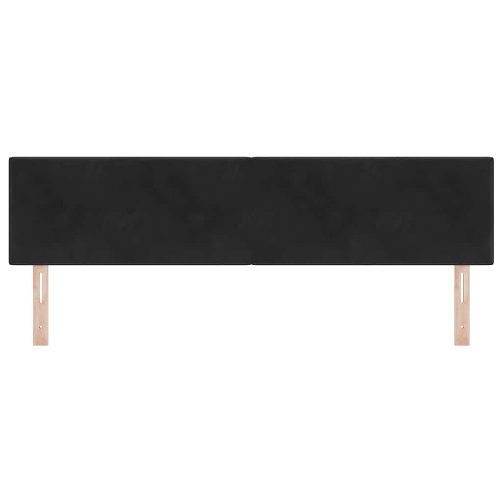 Hoofdbord Zwart 180 cm Fluweel is nu te koop bij PeponiXL, paradijselijk wonen!