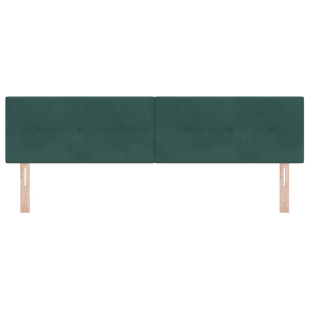 Hoofdbord Donkergroen 180 cm Fluweel is nu te koop bij PeponiXL, paradijselijk wonen!