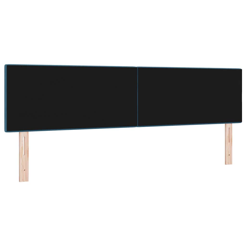 Hoofdbord Donkerblauw 180 cm Fluweel is nu te koop bij PeponiXL, paradijselijk wonen!