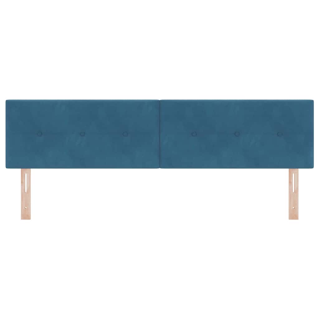 Hoofdbord Donkerblauw 180 cm Fluweel is nu te koop bij PeponiXL, paradijselijk wonen!
