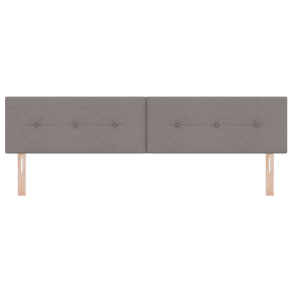 in hoogte verstelbaar hoofdbord Taupe 200 cm Stof is nu te koop bij PeponiXL, paradijselijk wonen!