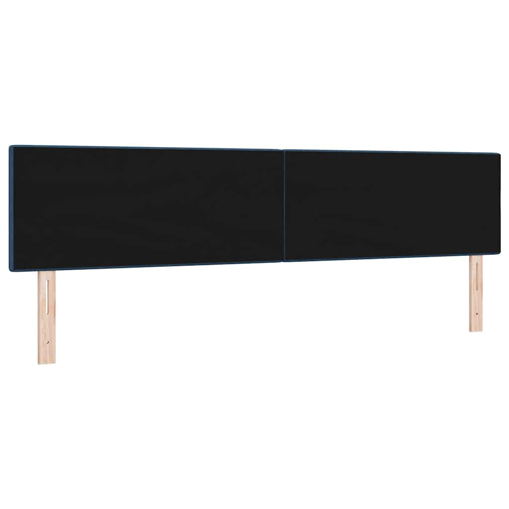 in hoogte verstelbaar hoofdbord Blauw 200 cm Stof is nu te koop bij PeponiXL, paradijselijk wonen!
