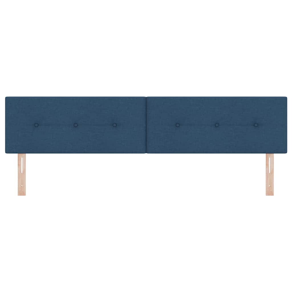 in hoogte verstelbaar hoofdbord Blauw 200 cm Stof is nu te koop bij PeponiXL, paradijselijk wonen!