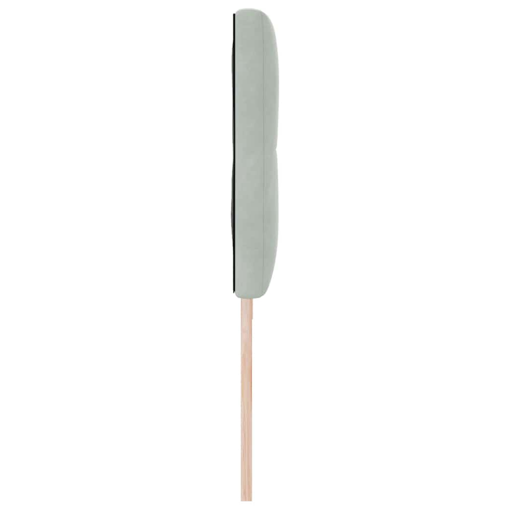 Hoofdbord Lichtgrijs 200 cm Fluweel is nu te koop bij PeponiXL, paradijselijk wonen!
