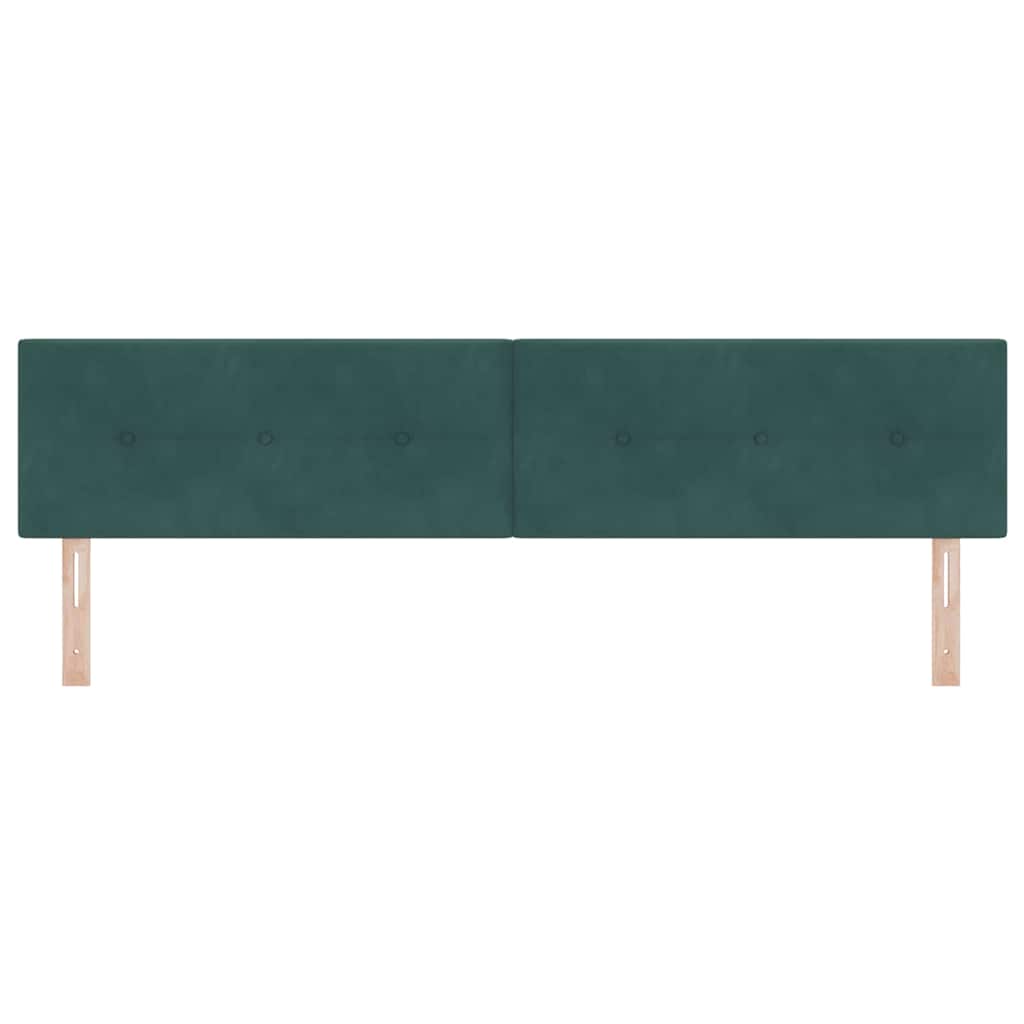 Hoofdbord Donkergroen 200 cm Fluweel is nu te koop bij PeponiXL, paradijselijk wonen!