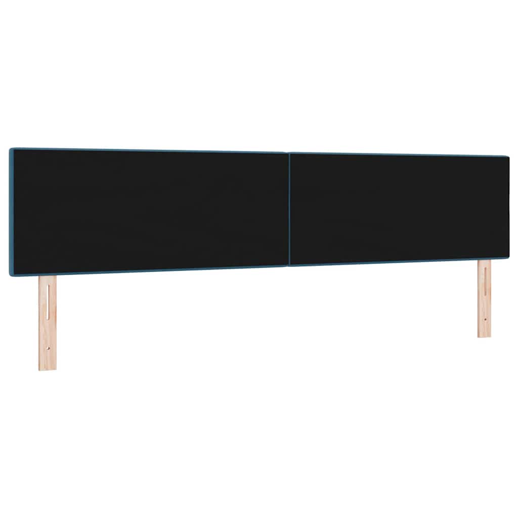 Hoofdbord Donkerblauw 200 cm Fluweel is nu te koop bij PeponiXL, paradijselijk wonen!