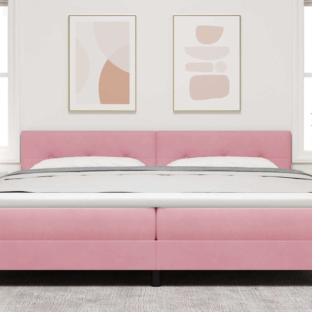 Hoofdbord Roze 200 cm Fluweel is nu te koop bij PeponiXL, paradijselijk wonen!