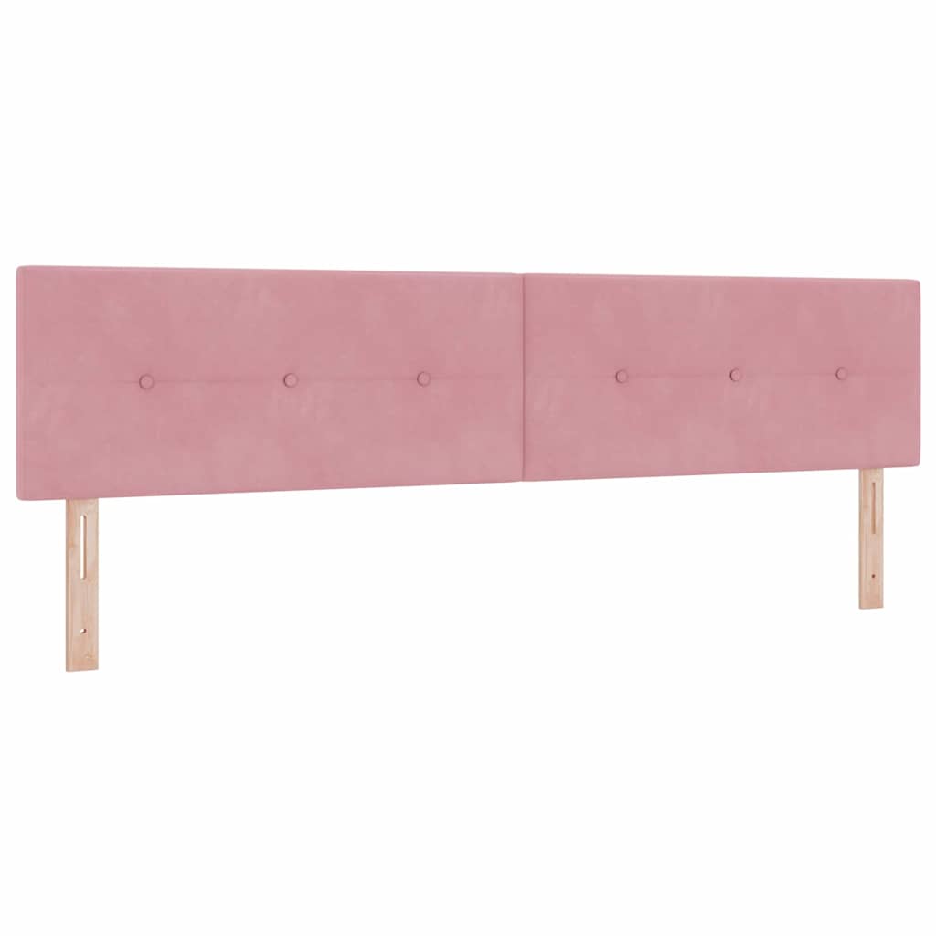 Hoofdbord Roze 200 cm Fluweel is nu te koop bij PeponiXL, paradijselijk wonen!
