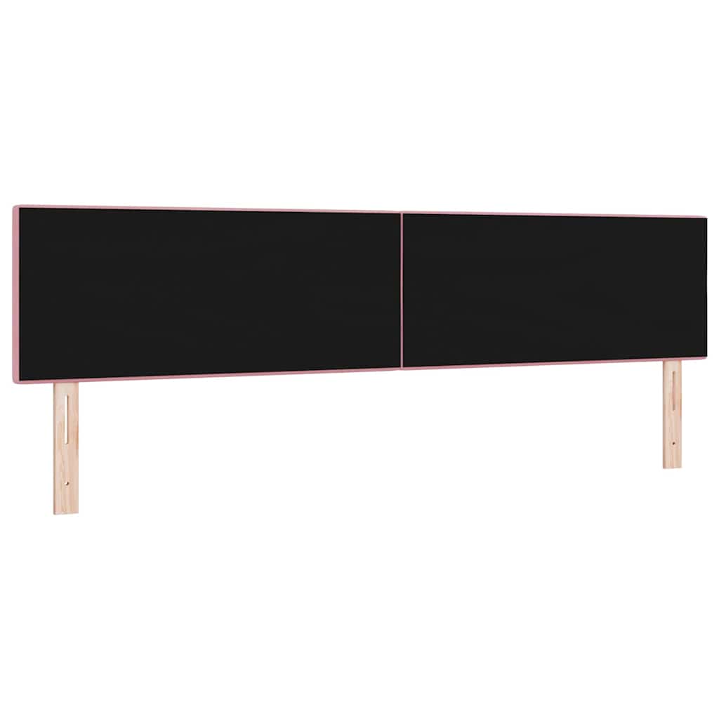 Hoofdbord Roze 200 cm Fluweel is nu te koop bij PeponiXL, paradijselijk wonen!