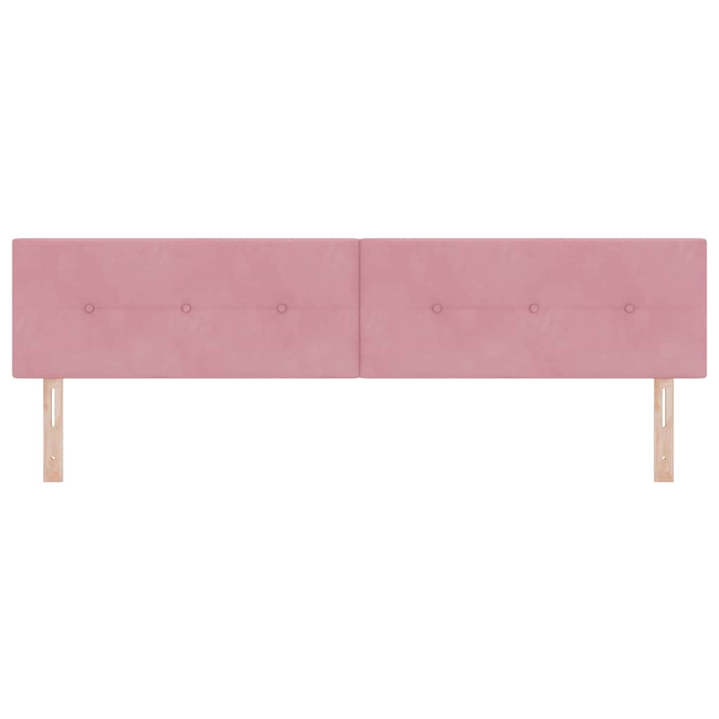 Hoofdbord Roze 200 cm Fluweel is nu te koop bij PeponiXL, paradijselijk wonen!