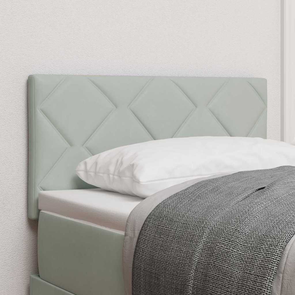 Hoofdbord Lichtgrijs 80 cm Fluweel is nu te koop bij PeponiXL, paradijselijk wonen!