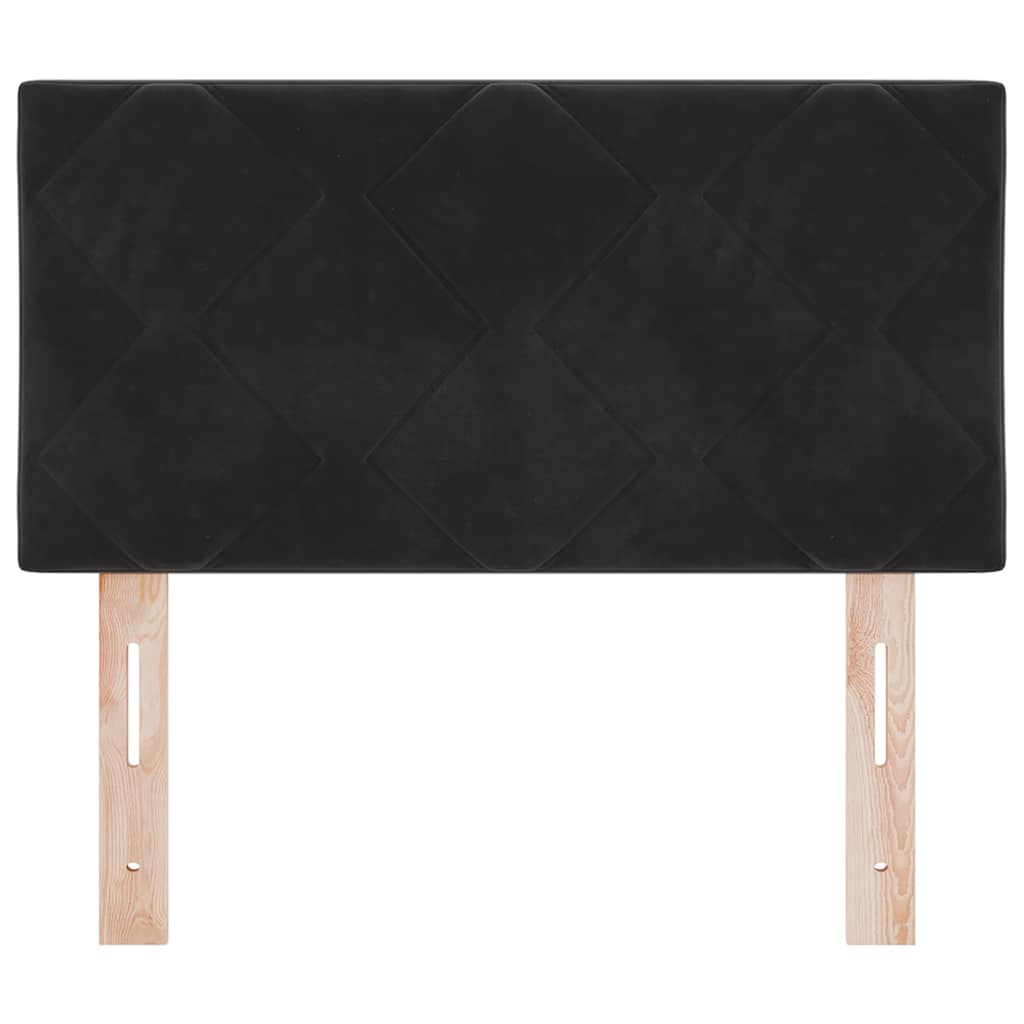 Hoofdbord Zwart 80 cm Fluweel is nu te koop bij PeponiXL, paradijselijk wonen!