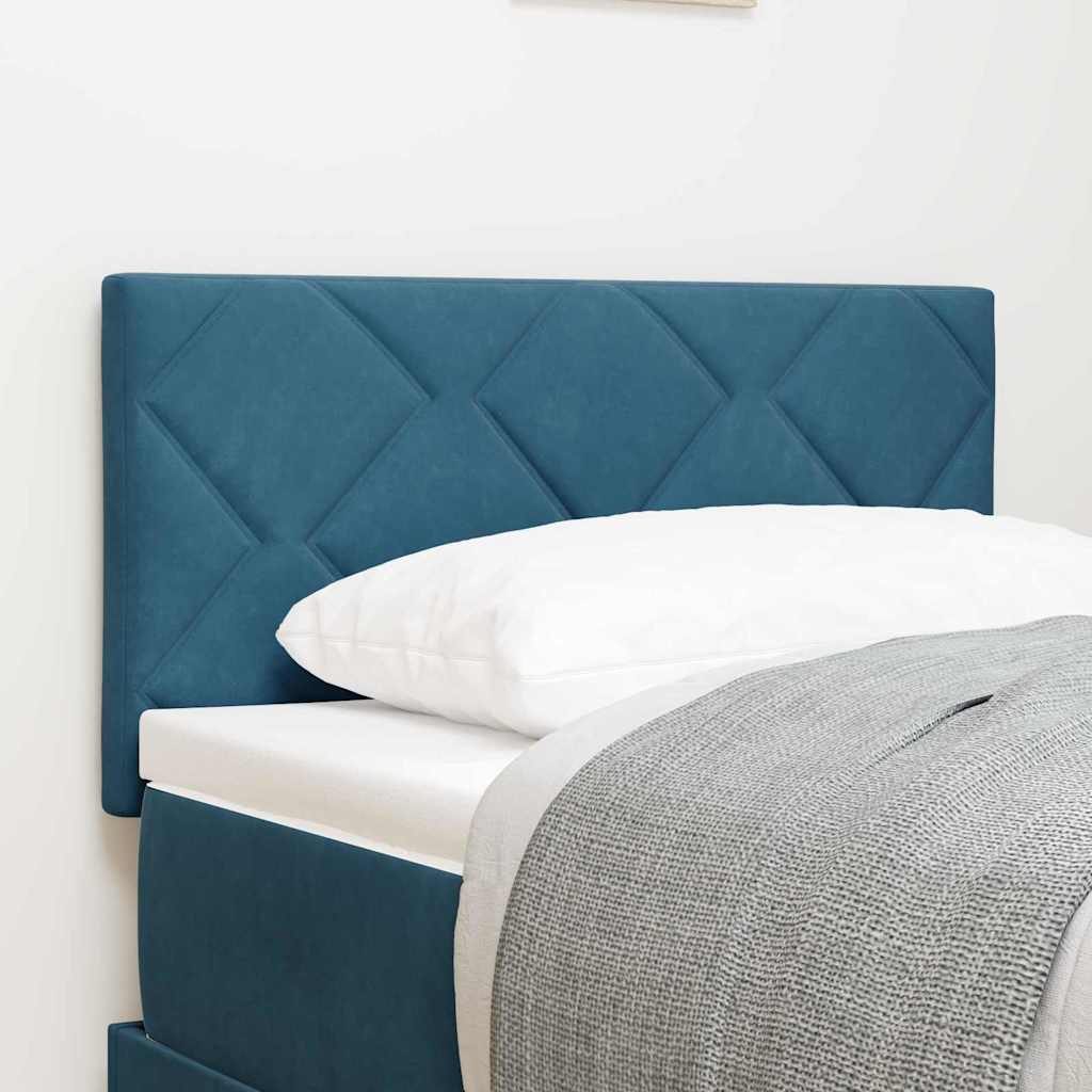Hoofdbord Donkerblauw 80 cm Fluweel is nu te koop bij PeponiXL, paradijselijk wonen!