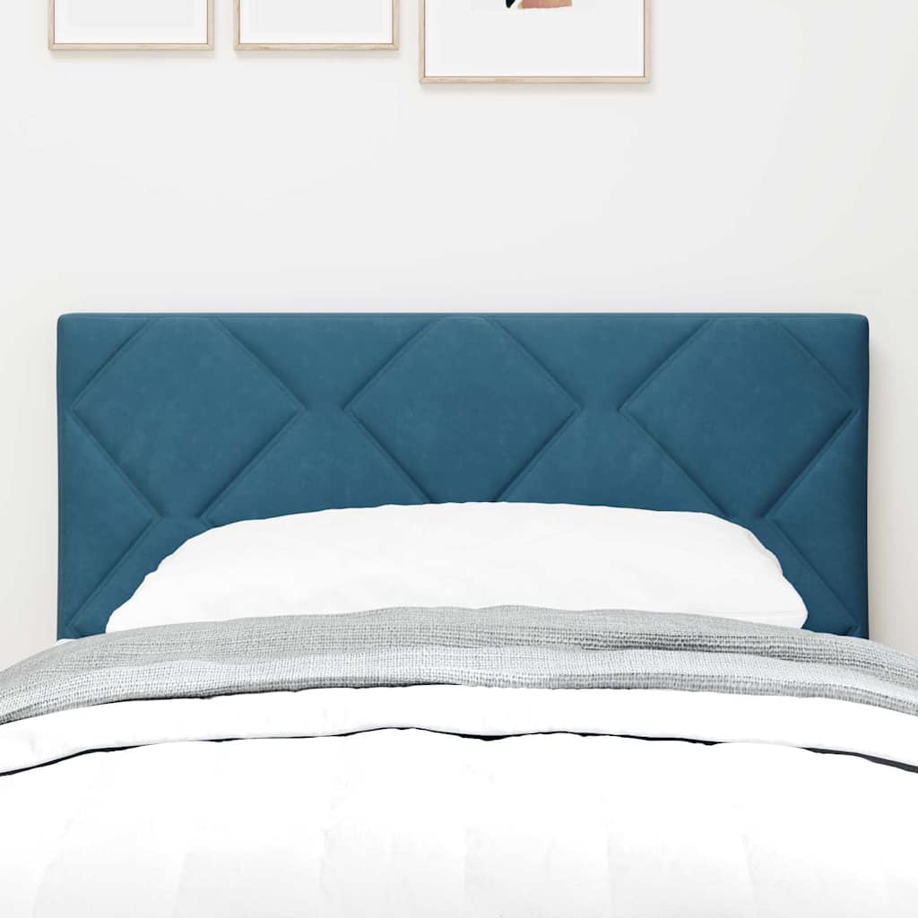 Hoofdbord Donkerblauw 80 cm Fluweel is nu te koop bij PeponiXL, paradijselijk wonen!