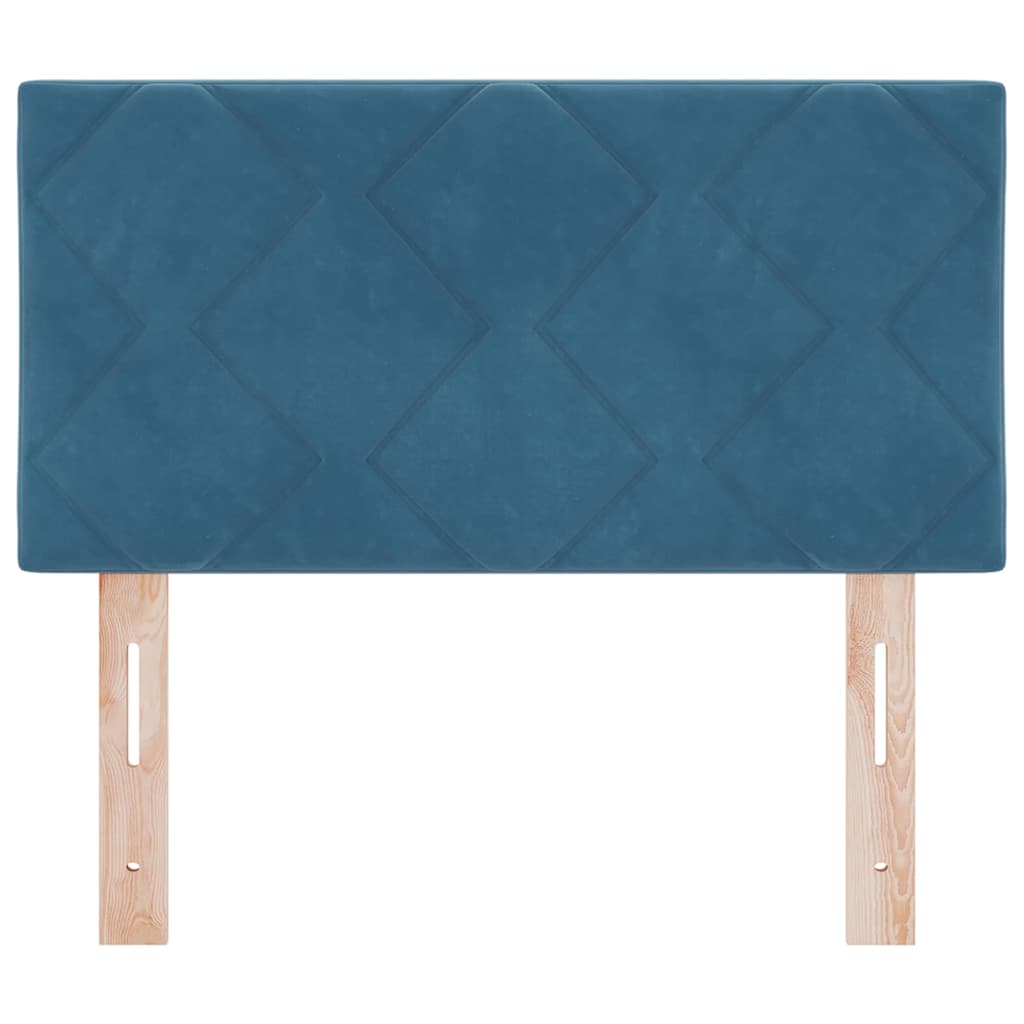 Hoofdbord Donkerblauw 80 cm Fluweel is nu te koop bij PeponiXL, paradijselijk wonen!