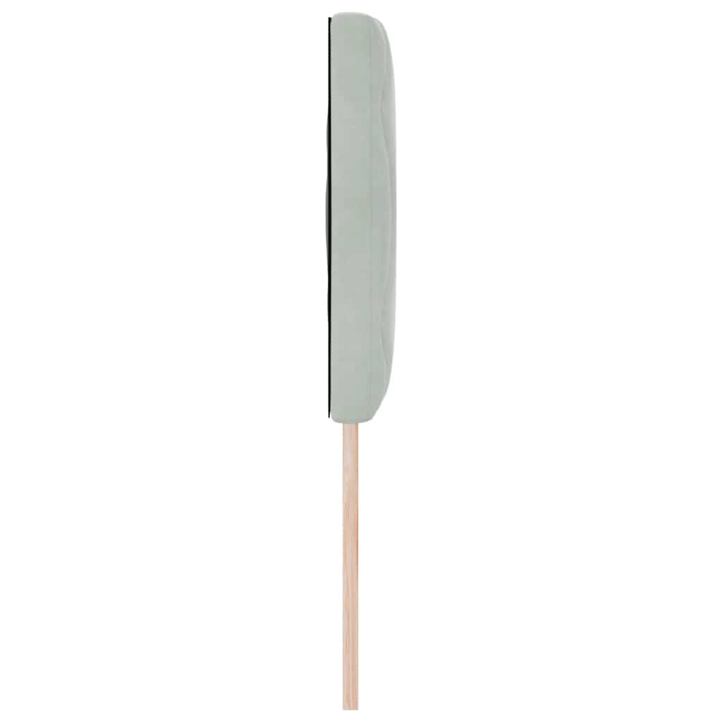 Hoofdbord Lichtgrijs 144 cm Fluweel is nu te koop bij PeponiXL, paradijselijk wonen!