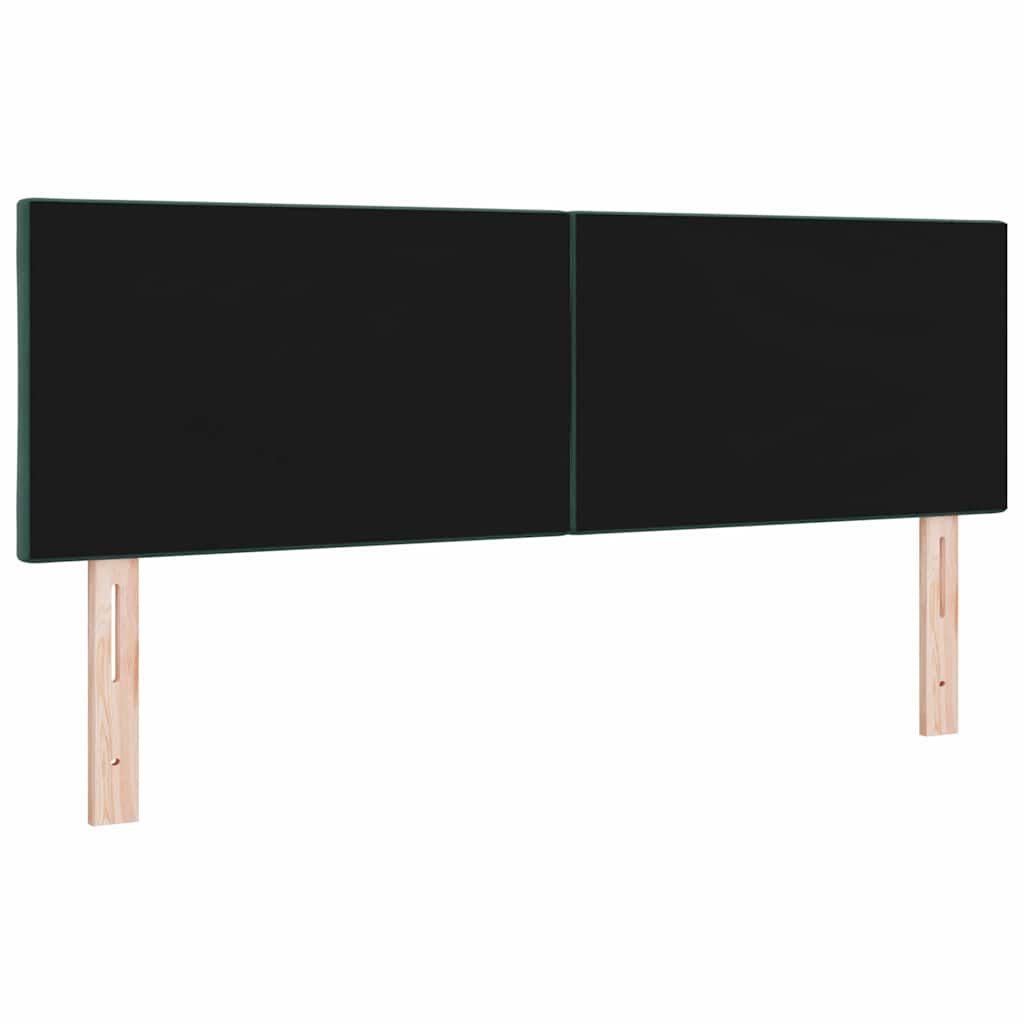 Hoofdbord Donkergroen 144 cm Fluweel is nu te koop bij PeponiXL, paradijselijk wonen!
