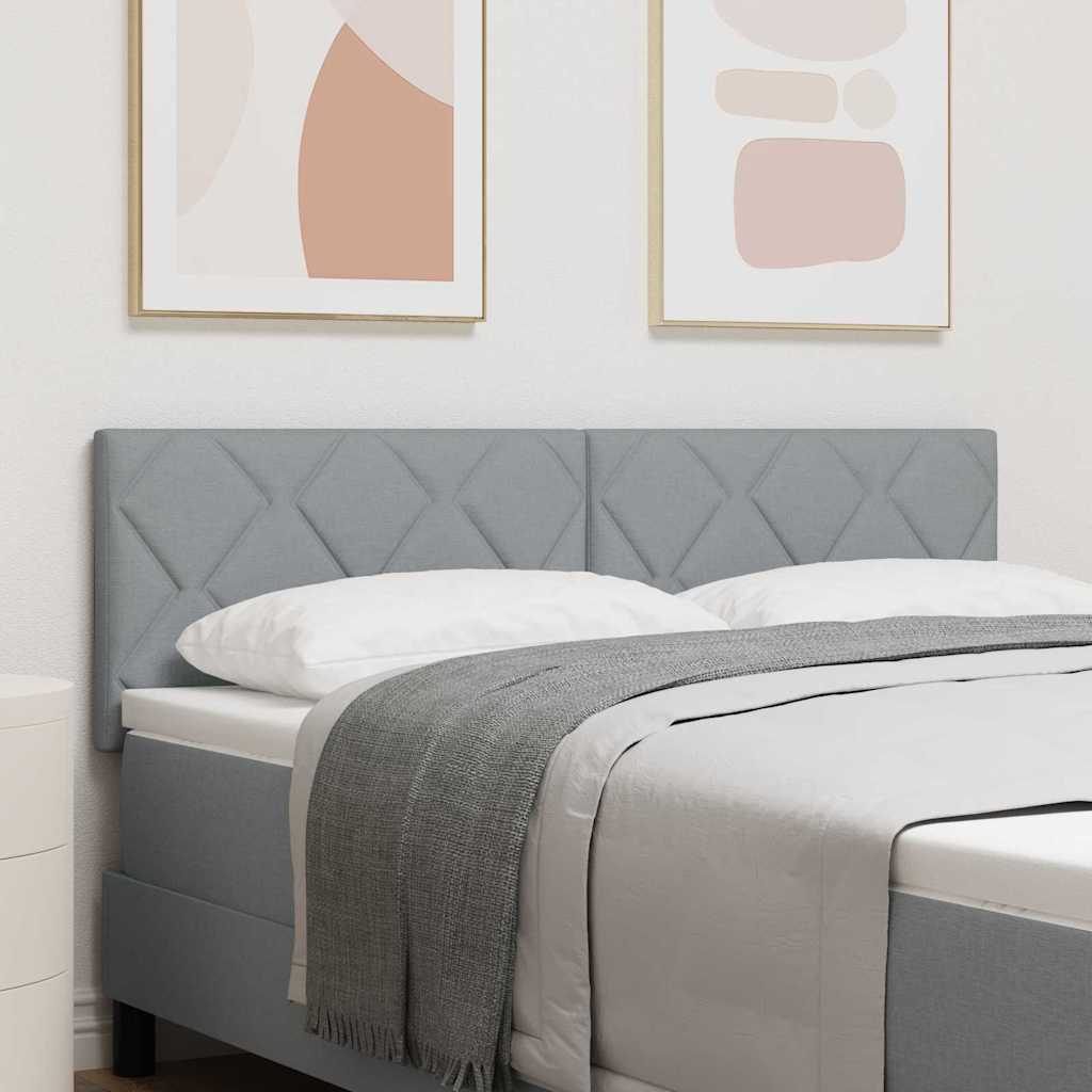 Hoofdbord Lichtgrijs 160 cm Stof is nu te koop bij PeponiXL, paradijselijk wonen!