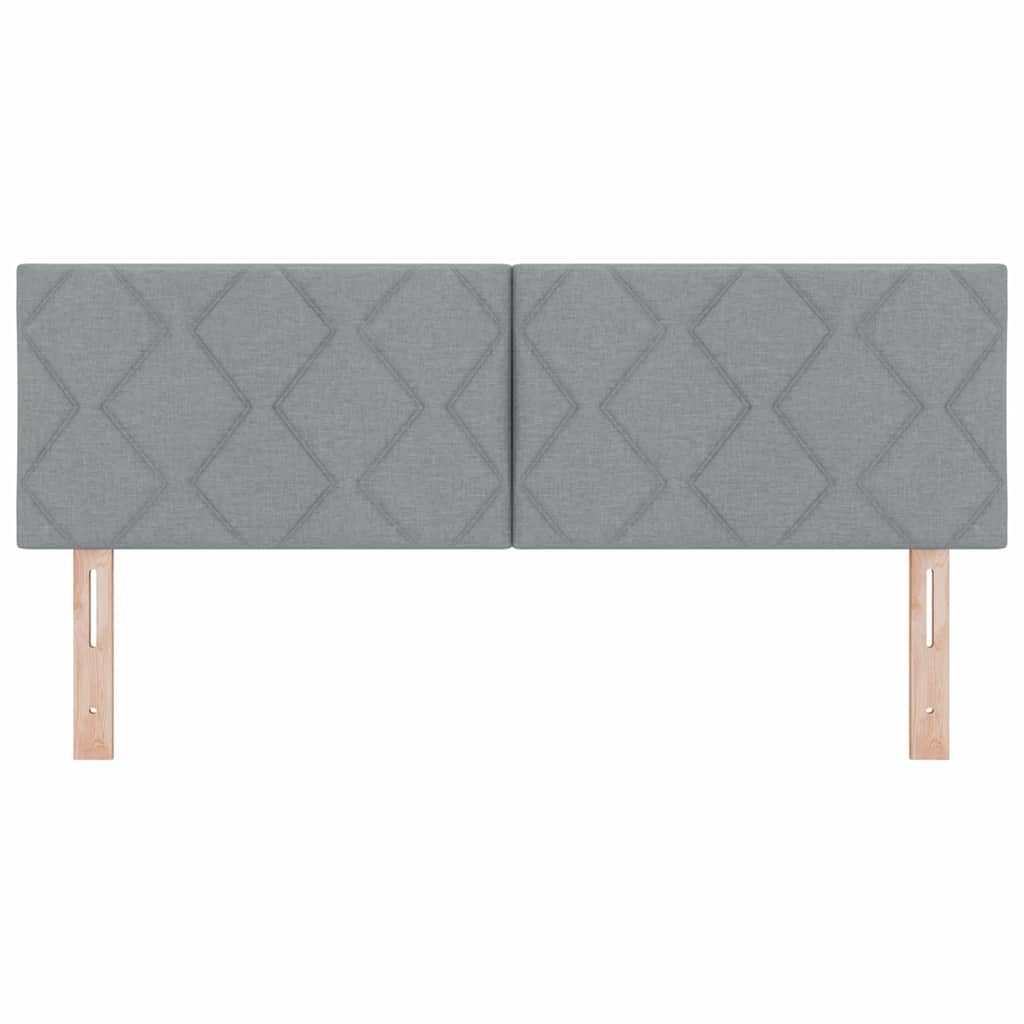 Hoofdbord Lichtgrijs 160 cm Stof is nu te koop bij PeponiXL, paradijselijk wonen!