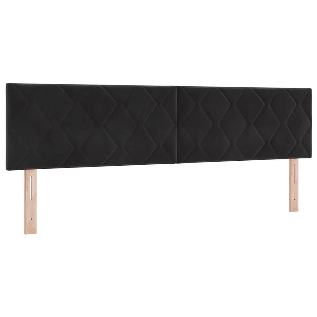 Hoofdbord Zwart 180 cm Fluweel is nu te koop bij PeponiXL, paradijselijk wonen!