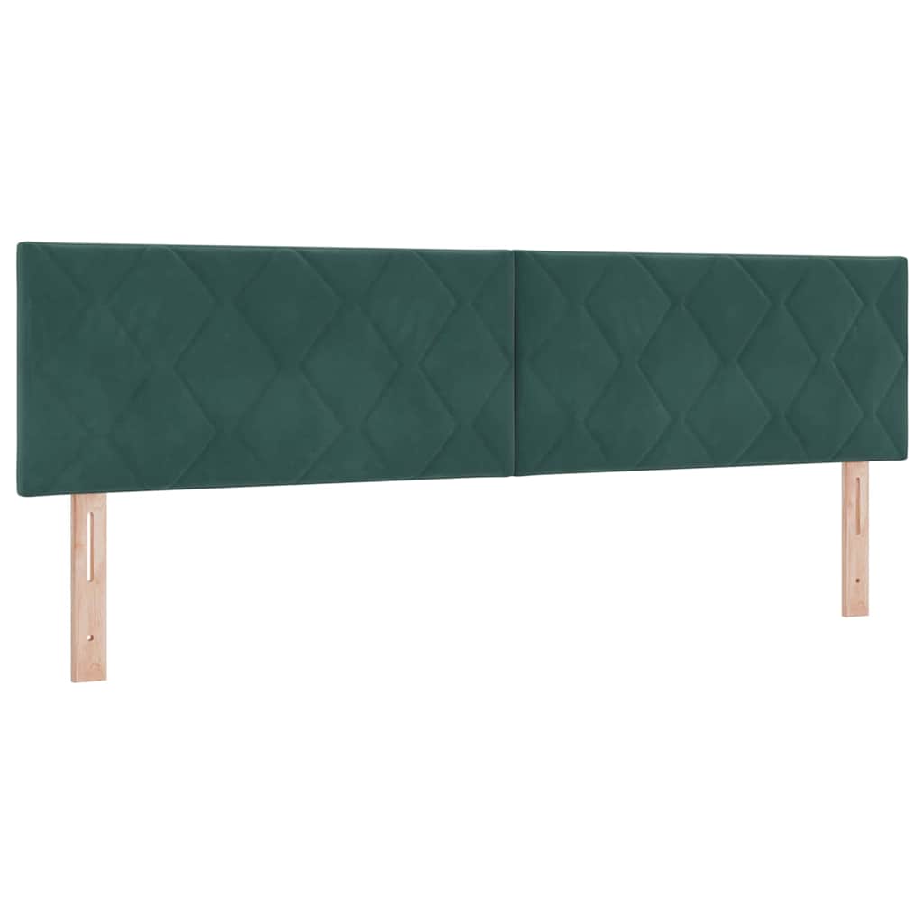 Hoofdbord Donkergroen 180 cm Fluweel is nu te koop bij PeponiXL, paradijselijk wonen!