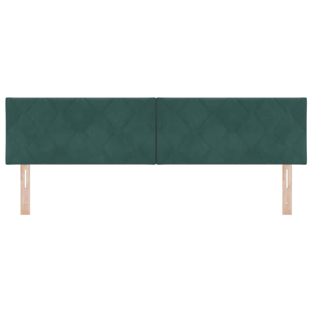Hoofdbord Donkergroen 180 cm Fluweel is nu te koop bij PeponiXL, paradijselijk wonen!