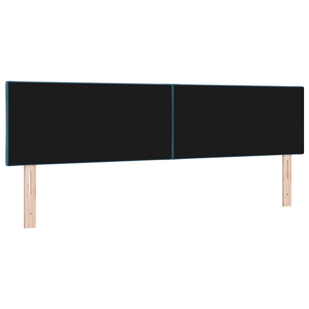 Hoofdbord Donkerblauw 180 cm Fluweel is nu te koop bij PeponiXL, paradijselijk wonen!