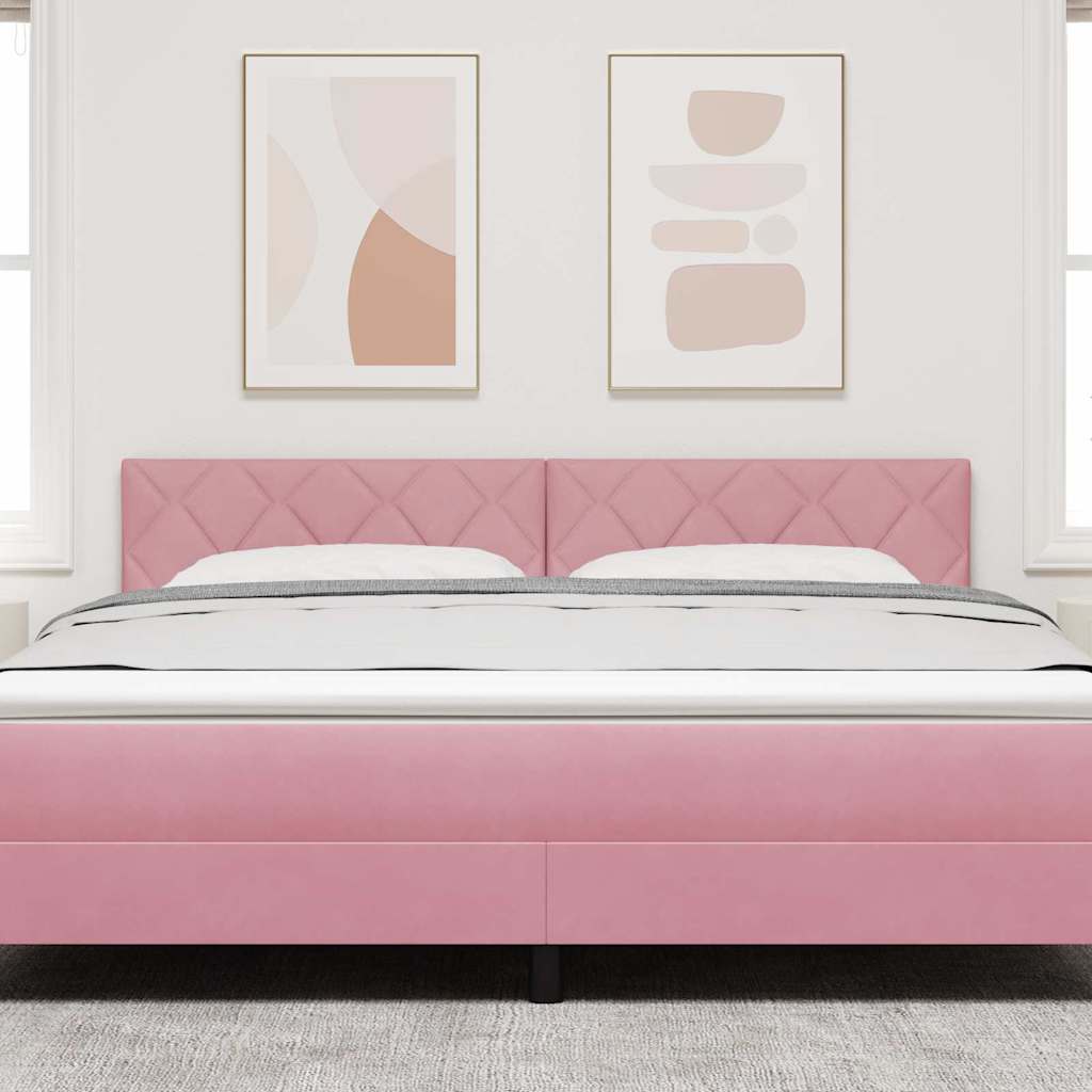 Hoofdbord Roze 180 cm Fluweel is nu te koop bij PeponiXL, paradijselijk wonen!