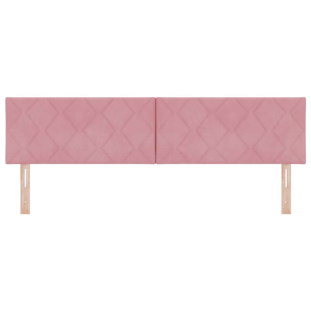 Hoofdbord Roze 180 cm Fluweel is nu te koop bij PeponiXL, paradijselijk wonen!