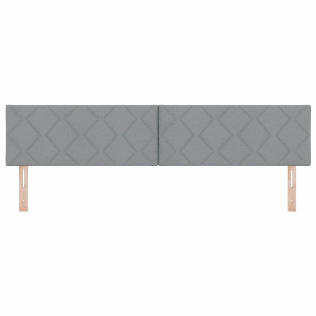 Hoofdbord Lichtgrijs 200 cm Stof is nu te koop bij PeponiXL, paradijselijk wonen!