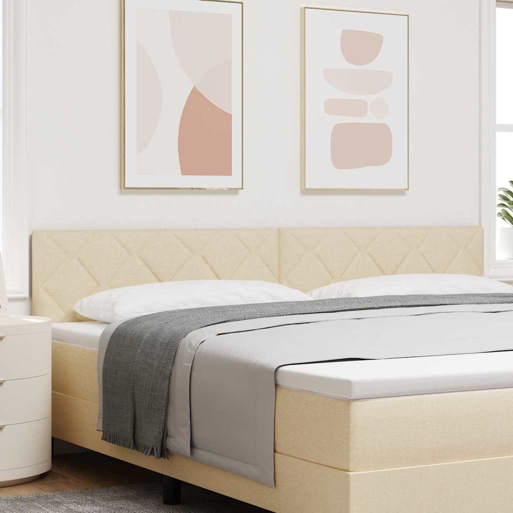 Hoofdbord Crème 200 cm Stof is nu te koop bij PeponiXL, paradijselijk wonen!