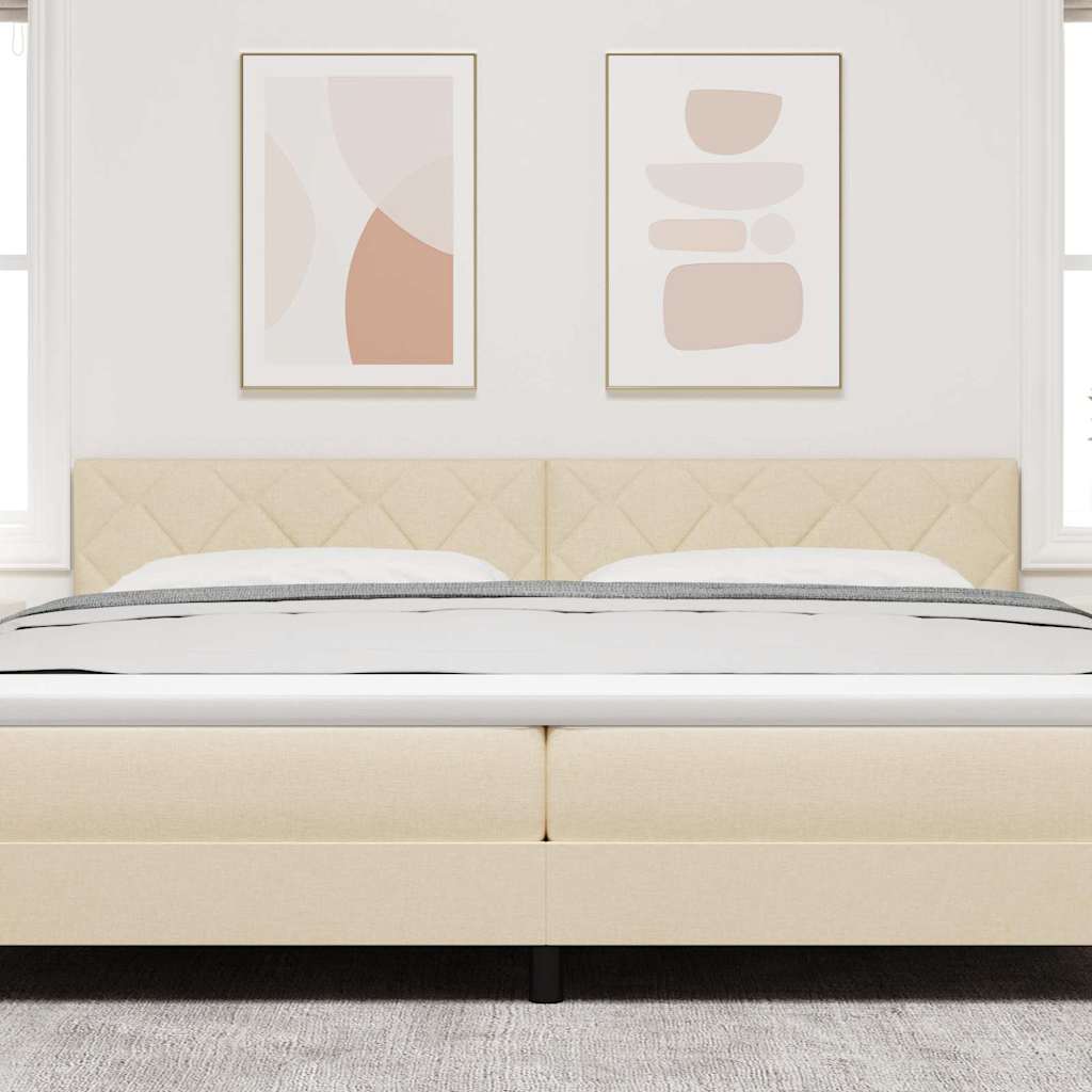 Hoofdbord Crème 200 cm Stof is nu te koop bij PeponiXL, paradijselijk wonen!
