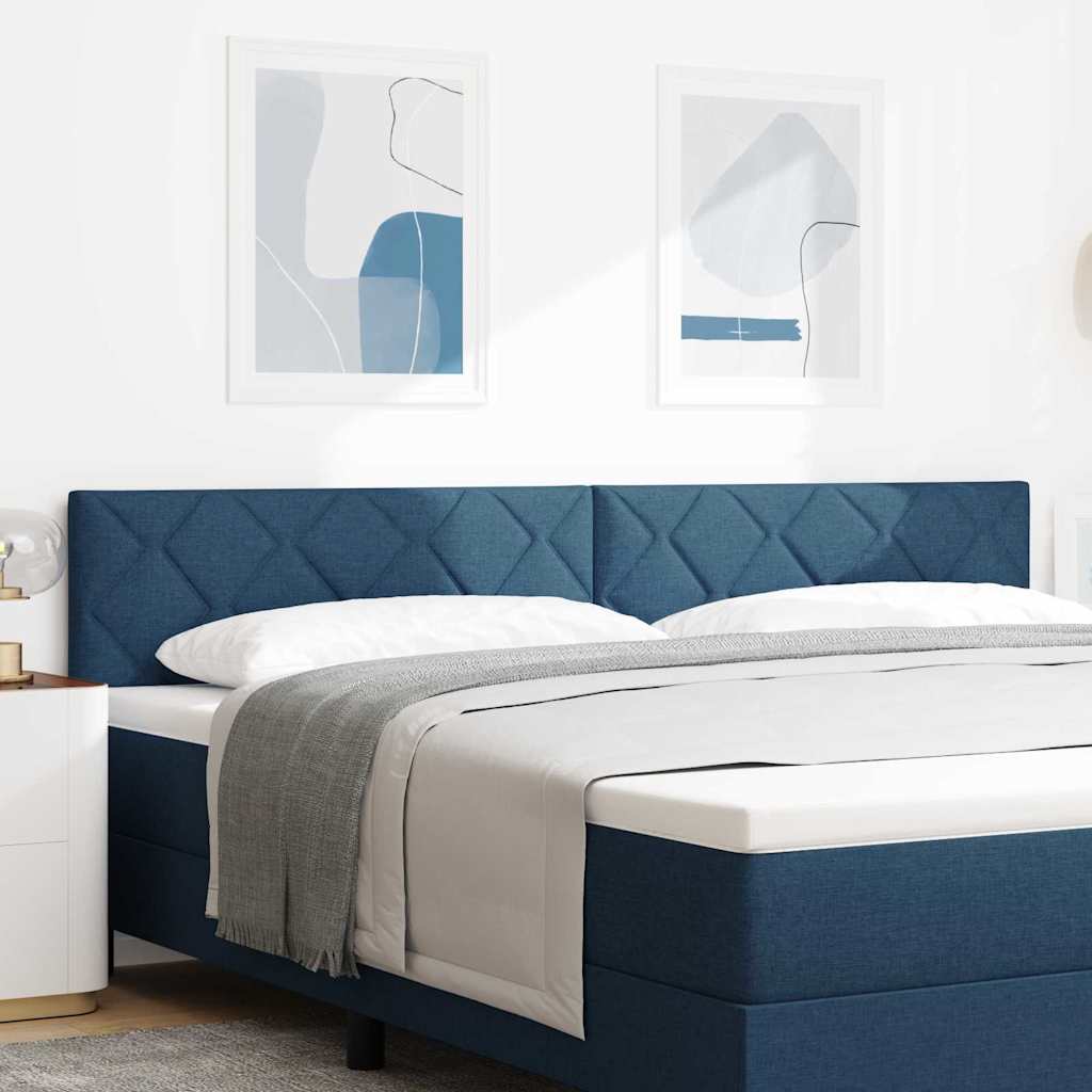 Hoofdbord Blauw 200 cm Stof is nu te koop bij PeponiXL, paradijselijk wonen!
