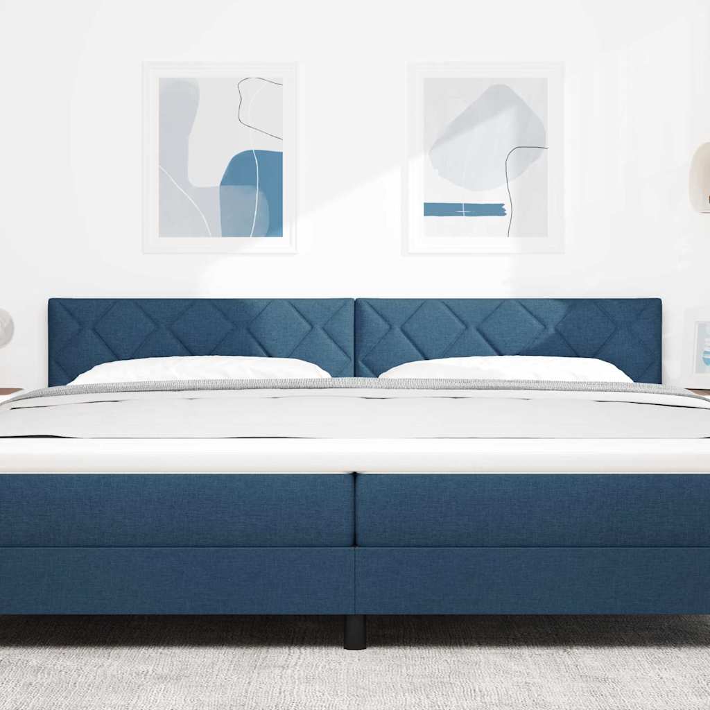 Hoofdbord Blauw 200 cm Stof is nu te koop bij PeponiXL, paradijselijk wonen!