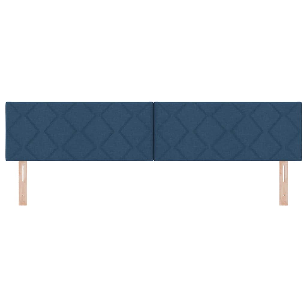 Hoofdbord Blauw 200 cm Stof is nu te koop bij PeponiXL, paradijselijk wonen!