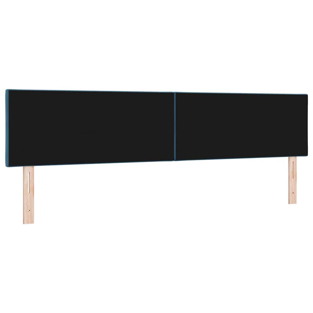 Hoofdbord Donkerblauw 200 cm Fluweel is nu te koop bij PeponiXL, paradijselijk wonen!