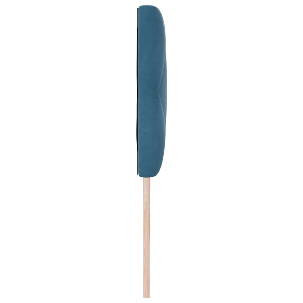 Hoofdbord Donkerblauw 200 cm Fluweel is nu te koop bij PeponiXL, paradijselijk wonen!
