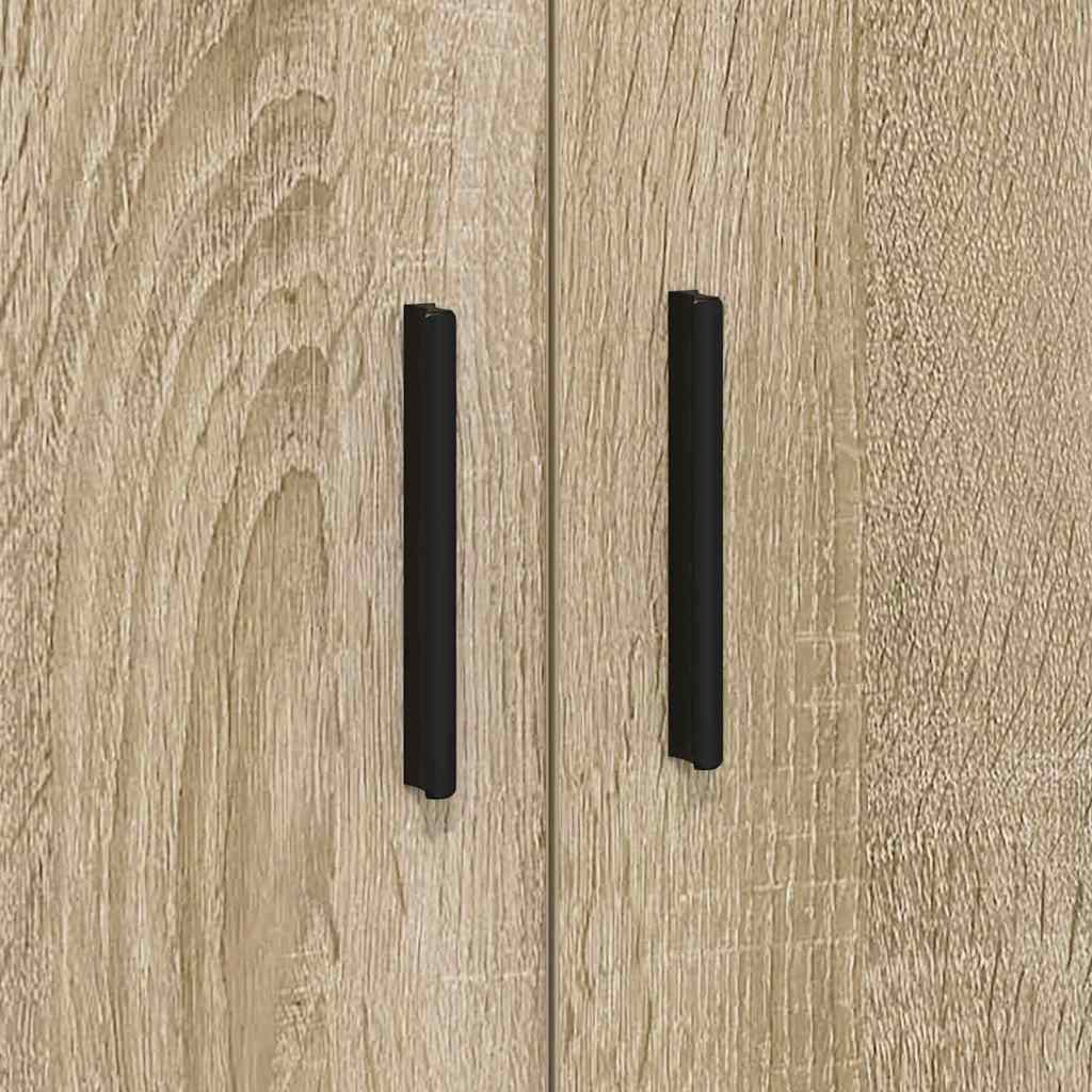Opbergkast 2 pcs Sonoma Eiken 127 x 41 x 40 cm Bewerkt hout is nu te koop bij PeponiXL, paradijselijk wonen!